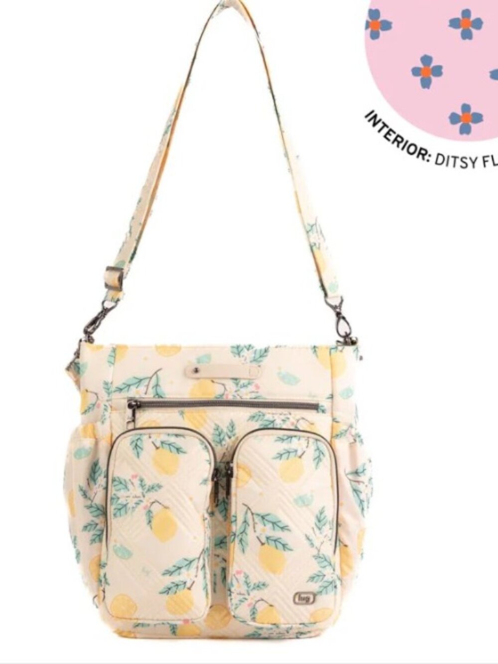LUG Toodles Tote Bag - Lemon Floral